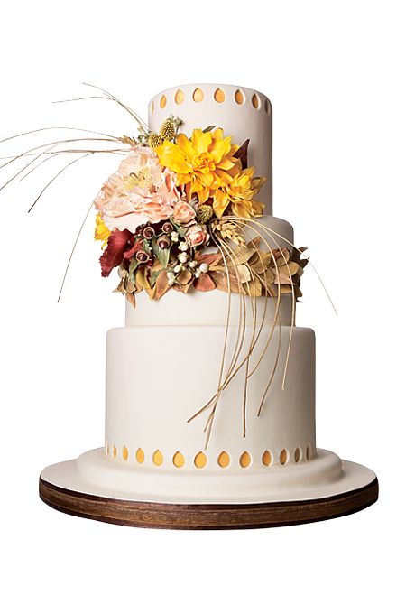 flowers - cake topper - elopement