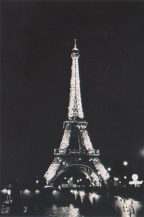 old paris - eiffel tower