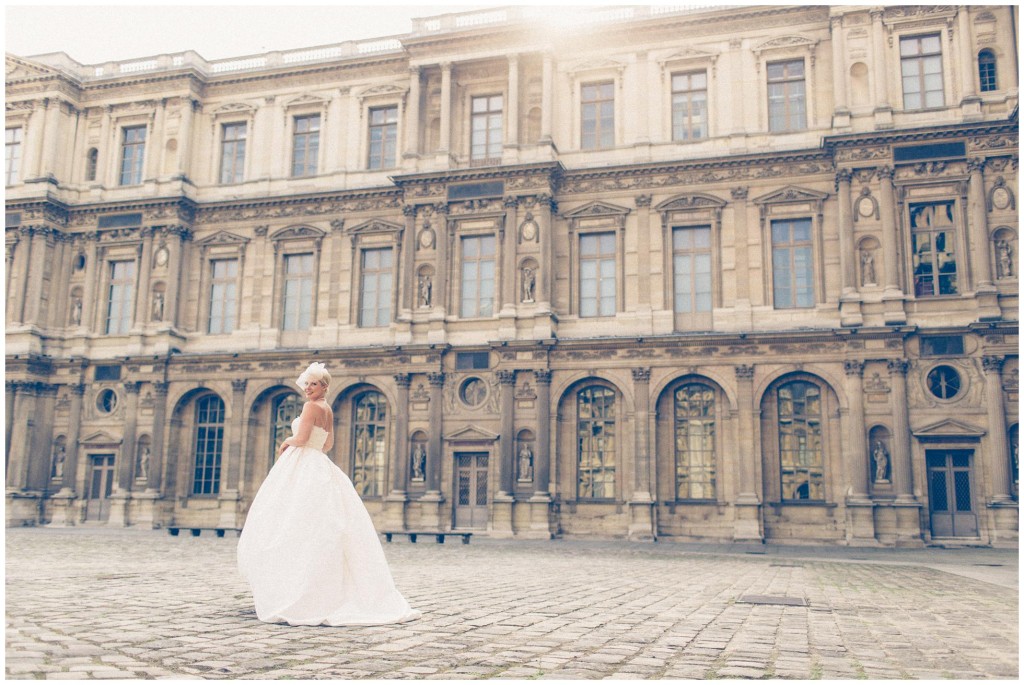 Blush intimate wedding paris