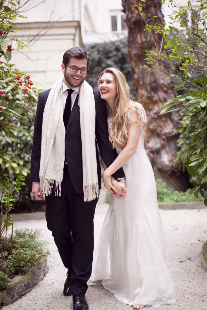 Yanique's lovely couple elope in paris