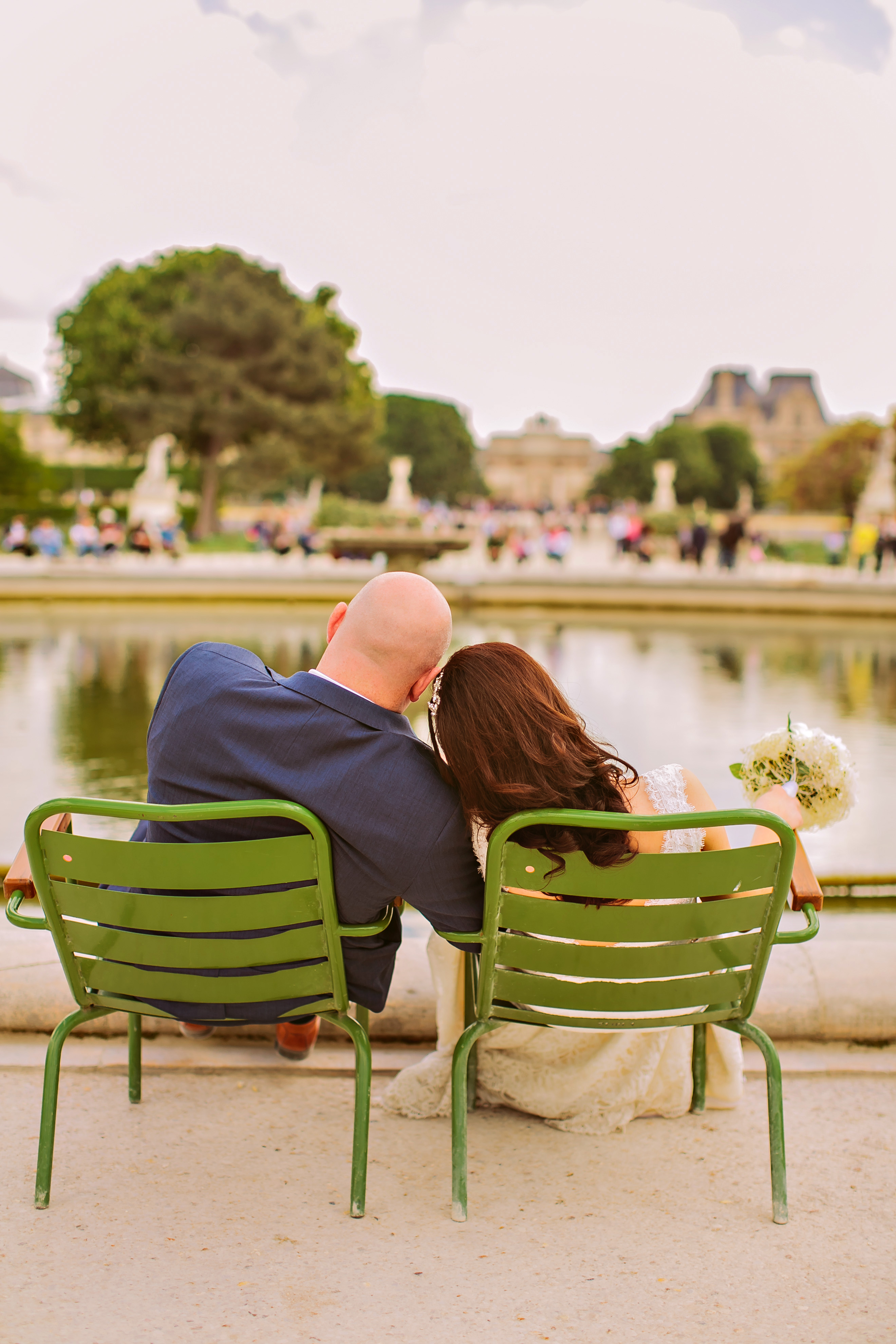 Tulleries garden wedding paris