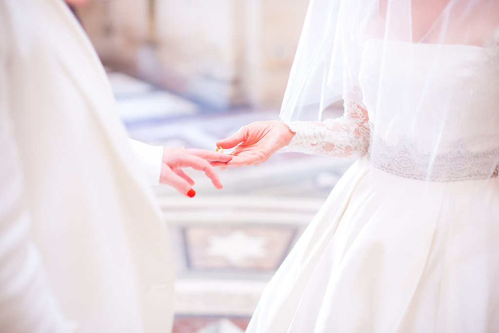blush wedding paris