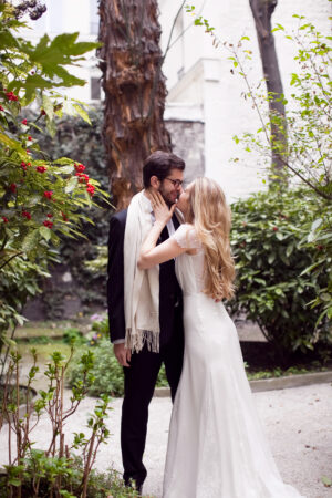 elope in paris garden wedding